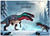 Dinosaur Snowscape Christmas - Personalised Example