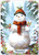 Vintage Snowman - Personalised