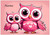 Tickled Pink Mum & Baby Owl - Personalised