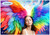 Dark Haired Rainbow Angel - Personalised Example