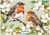 Robins in Apple Blossom - Personalised Example