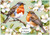 Robins in Apple Blossom - Personalised Example