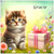 Kitten and Gift - Personalised Example
