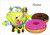 Doughnut Munching Frog - Personalised