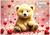 Raining Love  Bear - Personalised