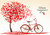 Heart Tree Bicycle Valentine