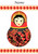 Russian Doll White 2 - Personalised