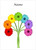 Rainbow Gerbera Bunch - Personalised