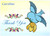 Bluebird Flower Thank You - Personalised Example