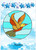 Stained Glass Sky Bird - Personalised