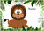 Happy Jungle Lion - Personalised