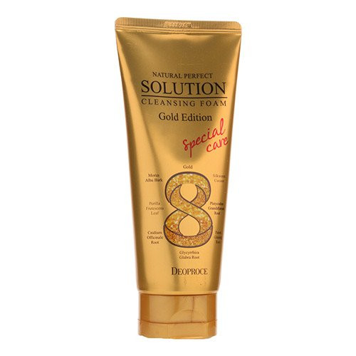 solution cleansing foam gold edition