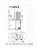 TPHK4T2-2 Walrus Multistage Immersible Coolant Pump 1/2HP 40PSI 40GPM