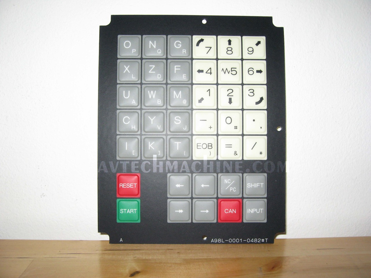 New A98L 0001 0481#T membrane keypad for Fanuc 10-11T keyboard