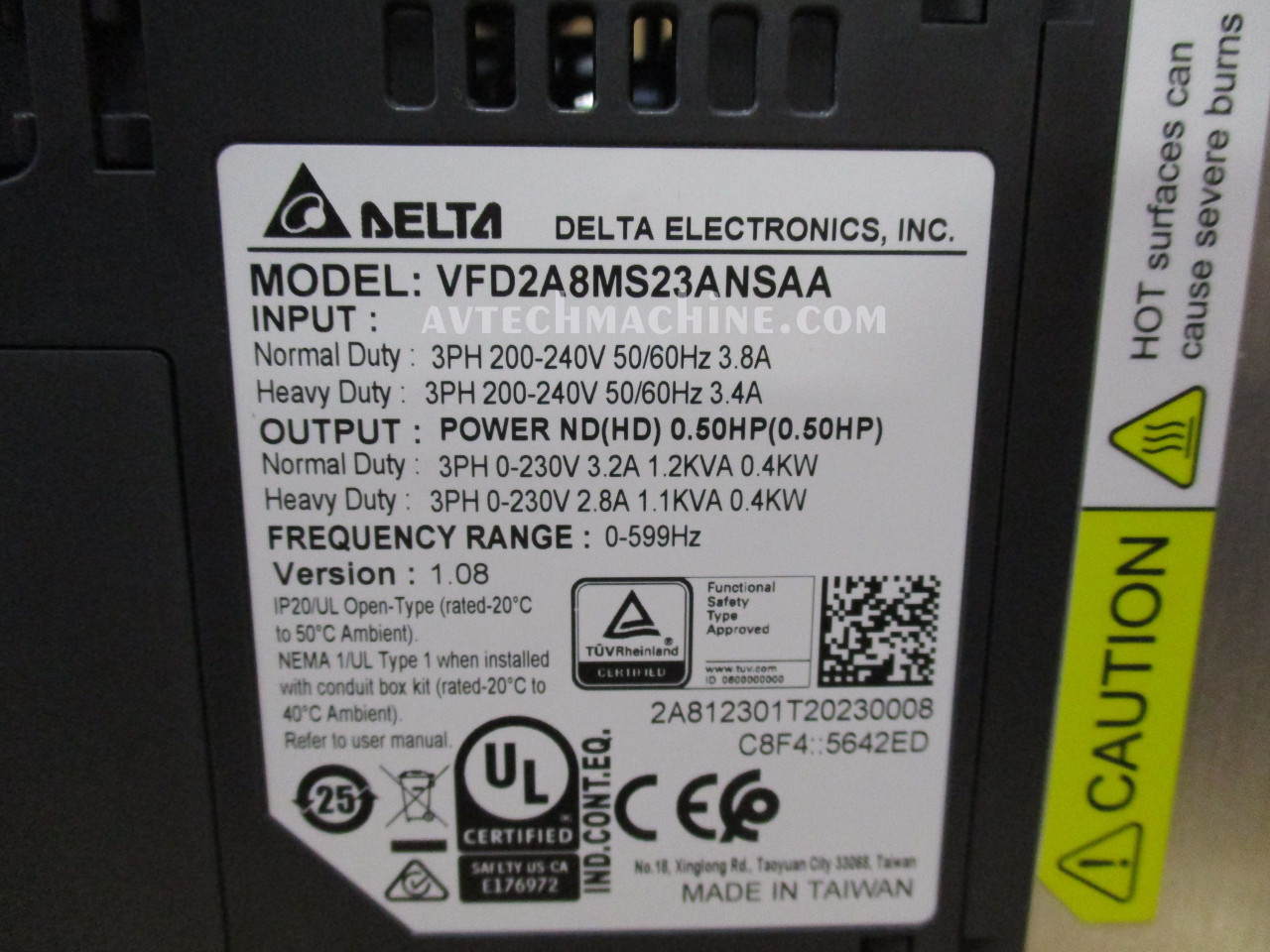 VFD2A8MS23ANSAA