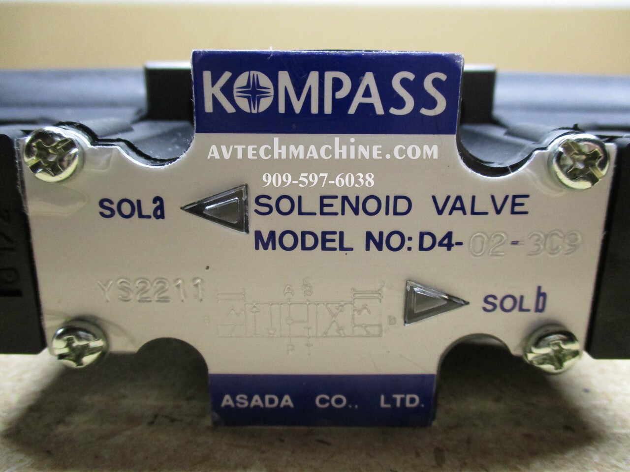 D4023C9D2 Kompass Hydraulic Solenoid Valve Coil DC24