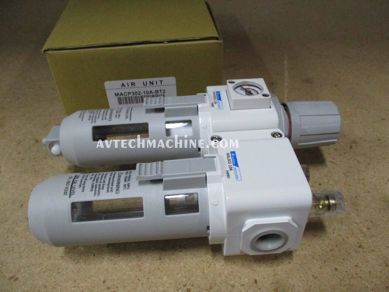 Régulateur D'air Pneumatique MACP300-10A-T10 Pour Mindman - Filetage 3/8, Purge Manuelle, Neuf En Boîte
