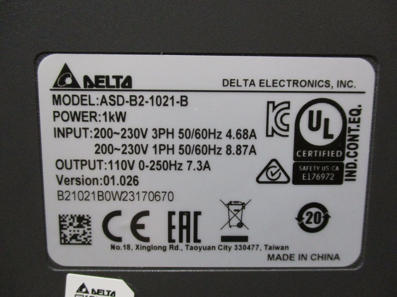 ASD-B2-1021-B