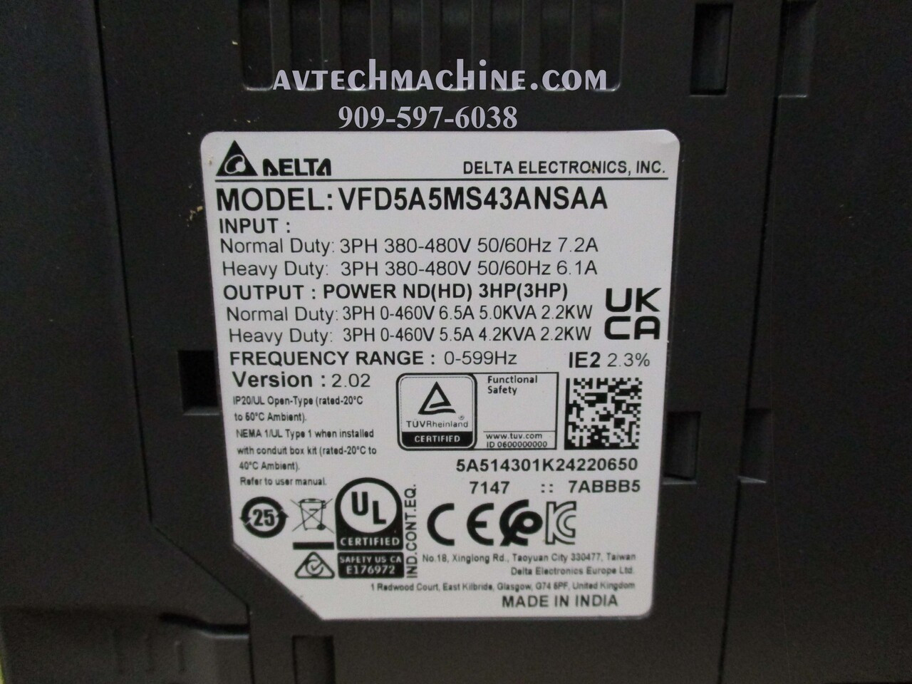 VFD5A5MS43ANSAA