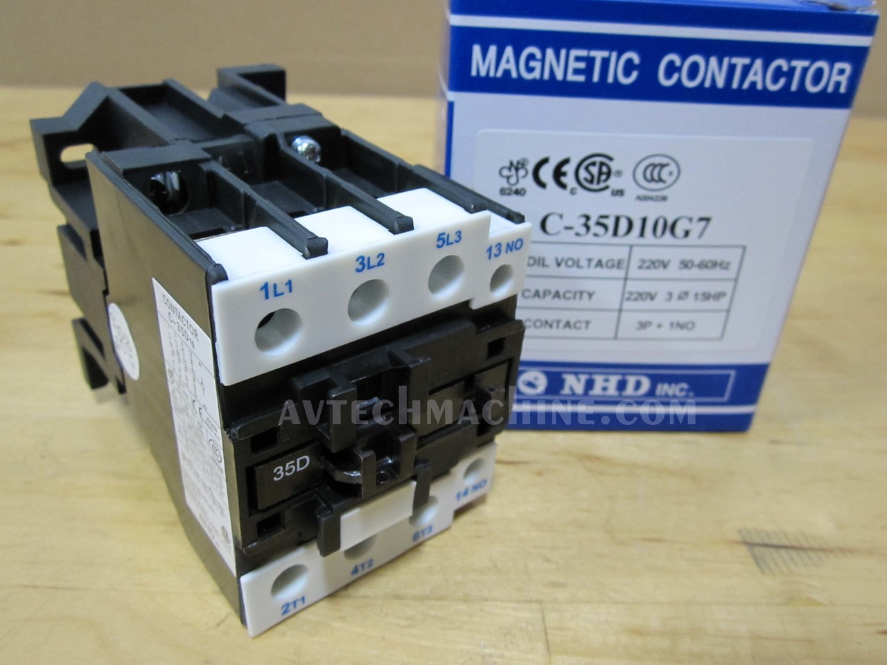 Normally Open C-12D10D7 NHD Magnetic Contactor Coil 110V 4A 
