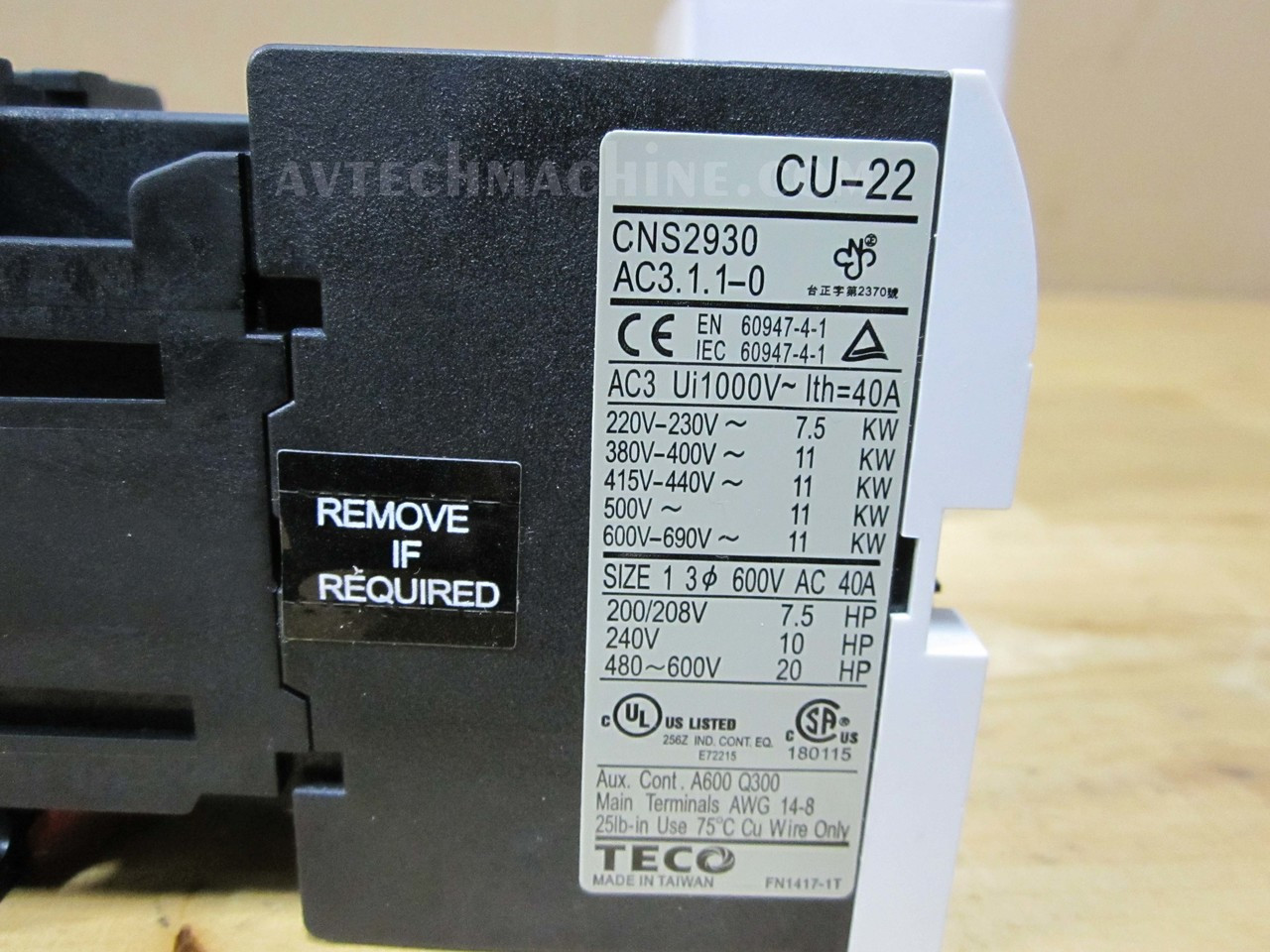 CU-22-3A1a1b-110V