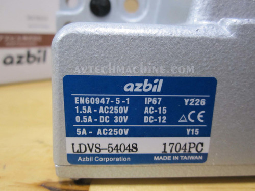 LDVS-5404S azbil / Yamatake Limit Switch