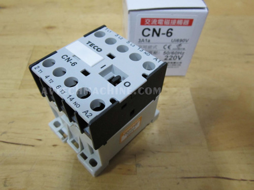 Teco Magnetic Contactor CN6-3A1a-220V CN6H5 