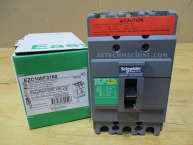 EZC100F3100 Schneider Thermal-Magnetic Breaker 3P100A