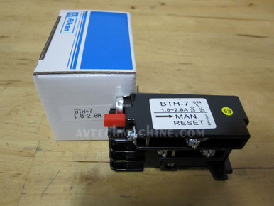 Bth 7 2 8a Riken Overload 1 8 2 8 Amp av tech parts service inc