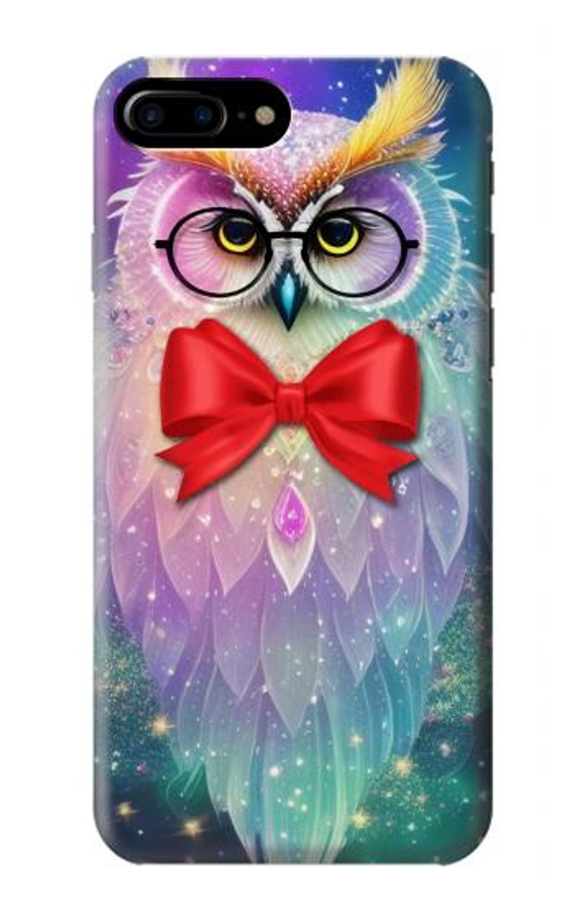 S3934 ファンタジーオタクフクロウ Fantasy Nerd Owl iPhone 7 Plus