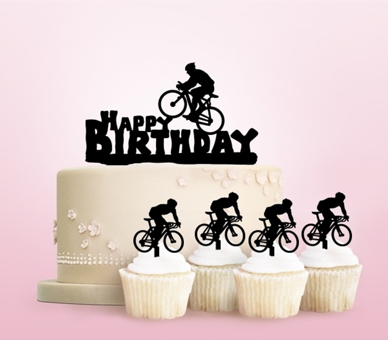 TC0238 お誕生日おめでとう自転車 Happy Birthday Bicycle アクリル製