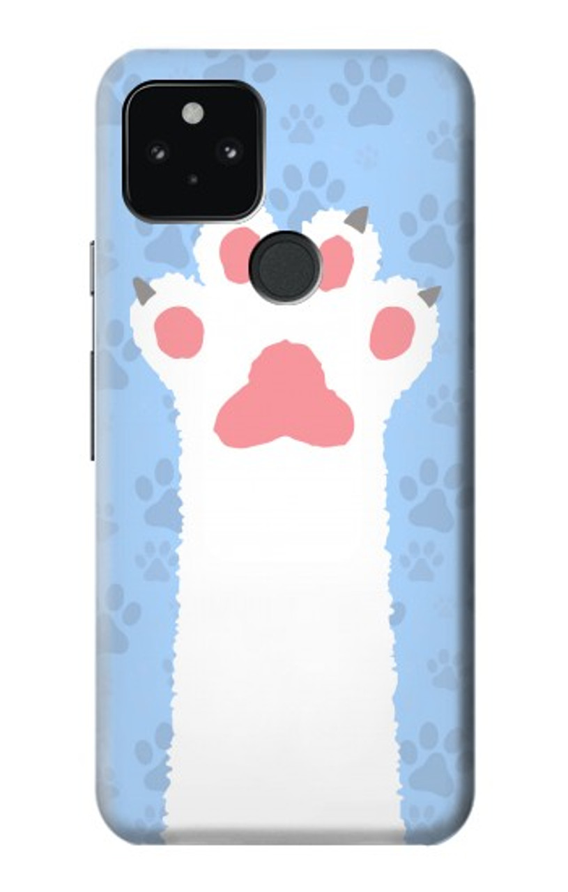 S3618 猫の足 Cat Paw Google Pixel 5 バックケース、フリップケース