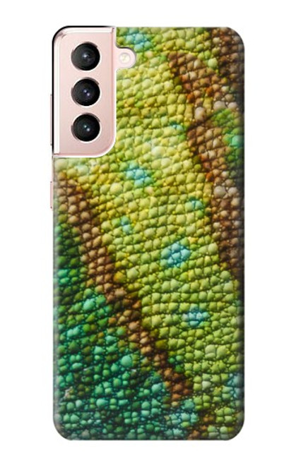 S3057 トカゲのスキングラフィックプリント Lizard Skin Graphic Printed Samsung Galaxy S21 5G バックケース、フリップケース・カバー