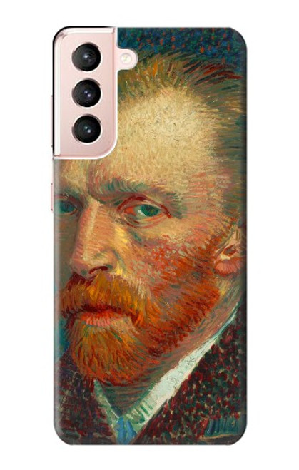 S3335 ヴィンセント・ヴァン・ゴッホ ポートレート Vincent Van Gogh Self Portrait Samsung Galaxy S21 5G バックケース、フリップケース・カバー