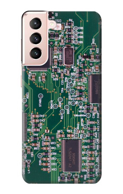 S3519 電子回路基板のグラフィック Electronics Circuit Board Graphic Samsung Galaxy S21 5G バックケース、フリップケース・カバー