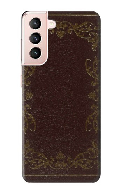 S3553 ヴィンテージブックカバー Vintage Book Cover Samsung Galaxy S21 5G バックケース、フリップケース・カバー