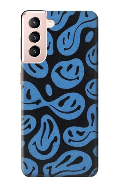 S3679 かわいいゴーストパターン Cute Ghost Pattern Samsung Galaxy S21 5G バックケース、フリップケース・カバー