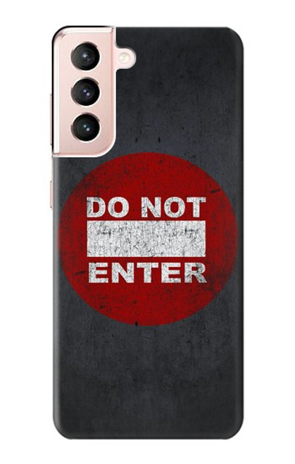S3683 立入禁止 Do Not Enter Samsung Galaxy S21 5G バックケース、フリップケース・カバー