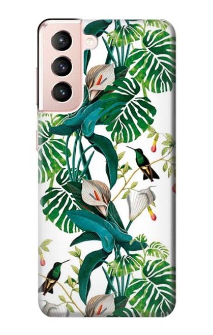 S3697 リーフライフバード Leaf Life Birds Samsung Galaxy S21 5G バックケース、フリップケース・カバー