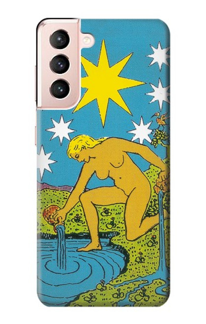 S3744 タロットカードスター Tarot Card The Star Samsung Galaxy S21 5G バックケース、フリップケース・カバー