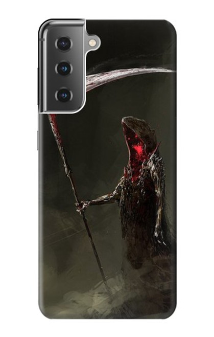 S1319 恐るべった死者の死 Grim Reaper Death Scythe Samsung Galaxy S21 Plus 5G, Galaxy S21+ 5G バックケース、フリップケース・カバー