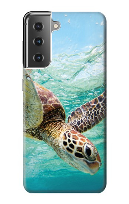 S1377 ウミガメ Ocean Sea Turtle Samsung Galaxy S21 Plus 5G, Galaxy S21+ 5G バックケース、フリップケース・カバー