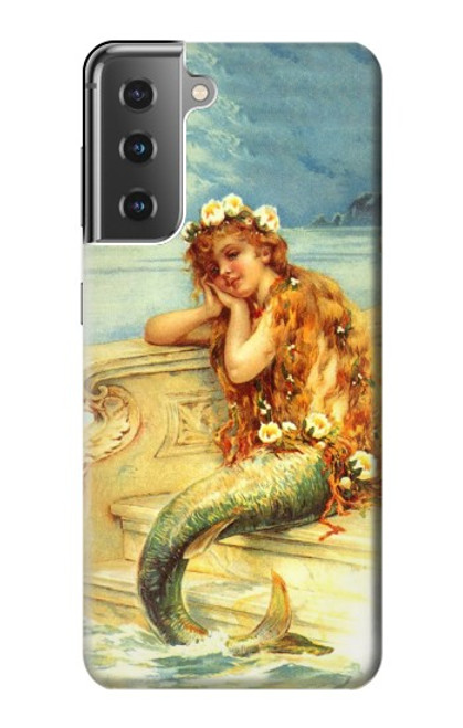 S3184 リトルマーメイドの絵画 Little Mermaid Painting Samsung Galaxy S21 Plus 5G, Galaxy S21+ 5G バックケース、フリップケース・カバー
