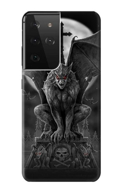 S0850 ガーゴイル悪魔 Gargoyle Devil Demon Samsung Galaxy S21 Ultra 5G バックケース、フリップケース・カバー