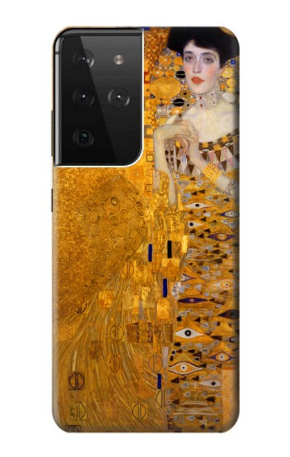 S3332 グスタフ・クリムト・アデーレ・ブロッホ・バウアー Gustav Klimt Adele Bloch Bauer Samsung Galaxy S21 Ultra 5G バックケース、フリップケース・カバー