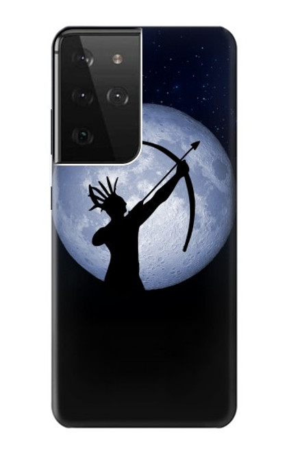 S3489 インディアンハンタームーン Indian Hunter Moon Samsung Galaxy S21 Ultra 5G バックケース、フリップケース・カバー