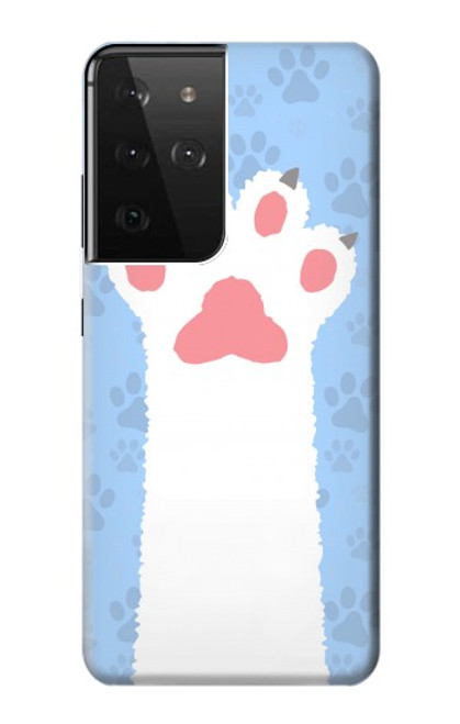 S3618 猫の足 Cat Paw Samsung Galaxy S21 Ultra 5G バックケース、フリップケース・カバー