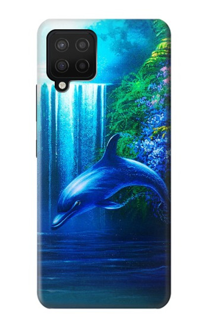 S0385 イルカ Dolphin Samsung Galaxy A12 バックケース、フリップケース・カバー
