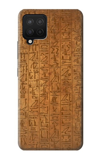 S2805 阿仁のエジプトの象形文字パピルス Egyptian Hierogylphics Papyrus of Ani Samsung Galaxy A12 バックケース、フリップケース・カバー
