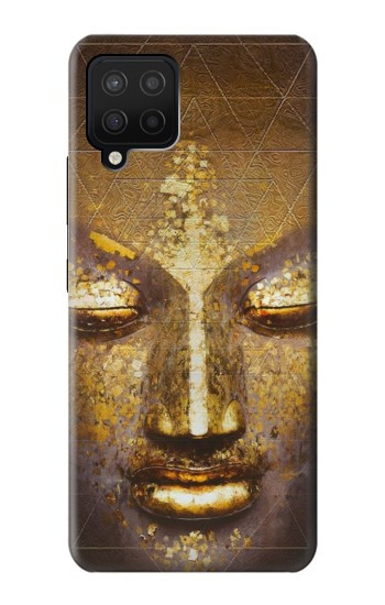 S3189 魔法のヤントラ仏の顔 Magical Yantra Buddha Face Samsung Galaxy A12 バックケース、フリップケース・カバー